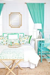 Aqua Bedroom