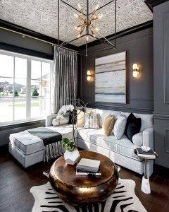 Moody Grey Living Room